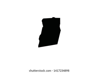 Rensselaer County Outline Map New York State Region