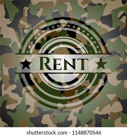 Rent camouflage emblem