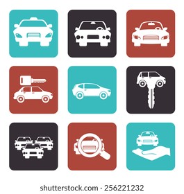 Rent a car design, vector illustration.