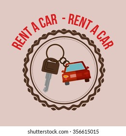 rent a car design, vector illustration eps10 graphic 