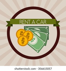 rent a car design, vector illustration eps10 graphic 