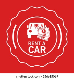 rent a car design, vector illustration eps10 graphic 