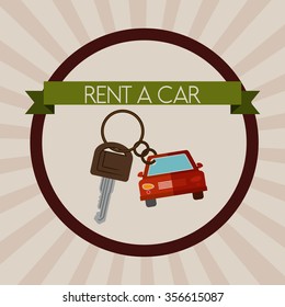 rent a car design, vector illustration eps10 graphic 
