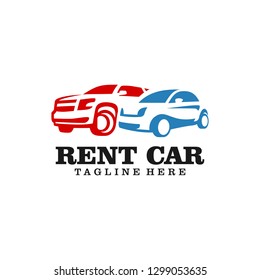 Rent Car Logo Design Stock Vector (Royalty Free) 1299053635 | Shutterstock