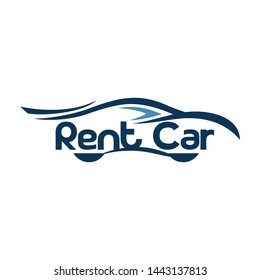 Rent Car Logo Design Template Vector