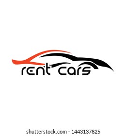 Rent Car Logo Design Template Vector Stock Vector (Royalty Free ...