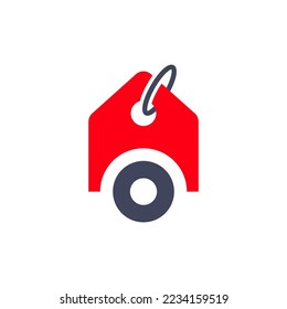 rent a car logo design vector sign
