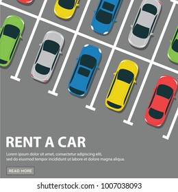 Rent a car template. Best selection and price on rental cars, reservation services for arriving passengers and drivers