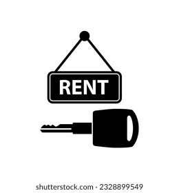  rent car vector icon auto rent