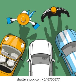 Rent car/Choosing a car for the girl, and tough-guy