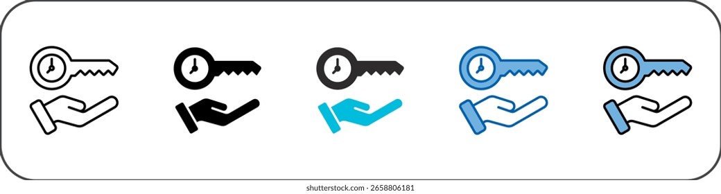 Rent Icon Pack Multistyle Illustration