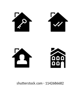 rent icon set. house vector icon for graphic design and web