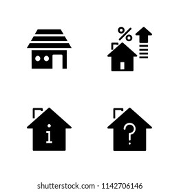 rent icon set. house vector icon for graphic design and web