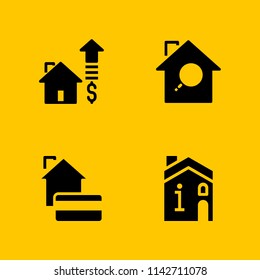 rent icon set. house vector icon for graphic design and web