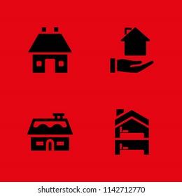 rent icon set. house vector icon for graphic design and web