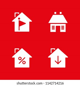 rent icon set. house vector icon for graphic design and web