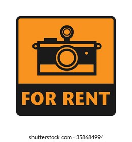 For Rent icon or sign, vector illustration