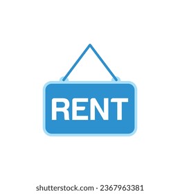 Rent icon. Rent symbol vector templates 