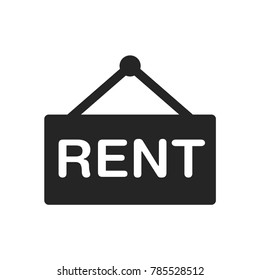 Rent icon vector