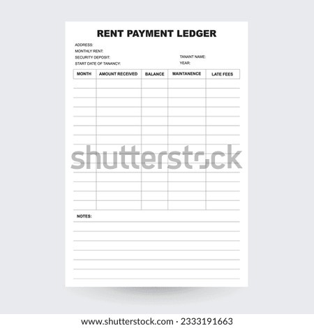 Rent Payment Ledger,Rent Payment Tracker,Rental Payment Log,Rental Tracker,Rent Ledger,Rental Receipt Form,Rental Finance Organizer,Landlord Ledger, Payment Organizer , Lease Finance Log