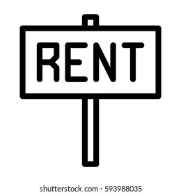 Rent Sign