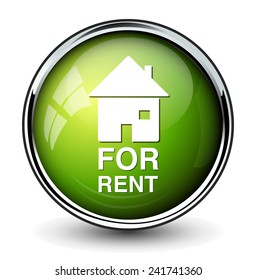 for rent sign button