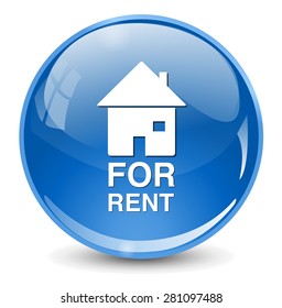 for rent sign button