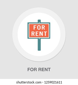 For Rent Sign Icon