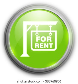 for rent sign  icon