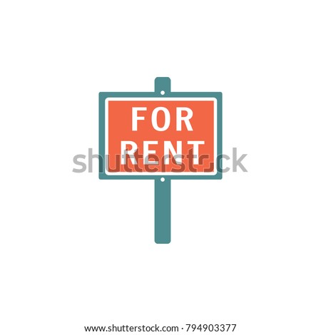 for rent sign icon