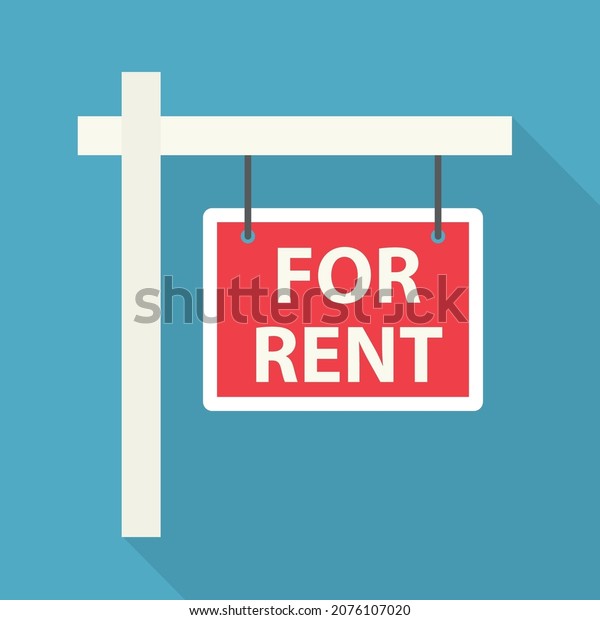 for rent sign icon-\
vector illustration