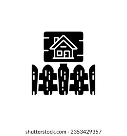 rent sign vector icon. real estate icon solid style. perfect use for logo, presentation, website, and more. simple modern icon design glyph style