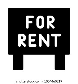For Rent Signboard