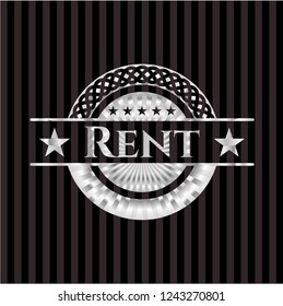 Rent silver emblem