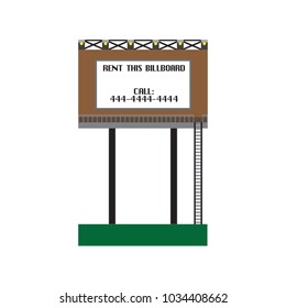 A rentable billboard vector. For advertising the next best thing.