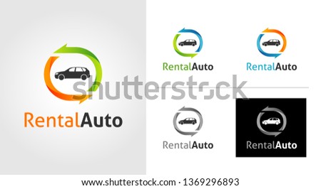Rental Auto Logo Template