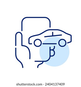 Rental car company app. Pixel perfect icon