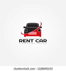 Rental Car icon template,deal,creative vector logo design,illustration element