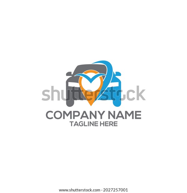 Rental Car Service Logo And\
Icon