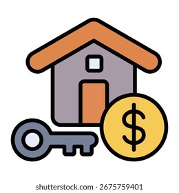 Rental Icon Element For Design