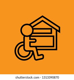 Rental Property Investing Sign Premium Icon Vector Download Template
