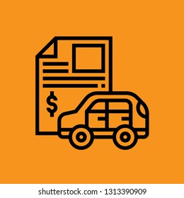 Rental Property Investing Sign Premium Icon Vector Download Template