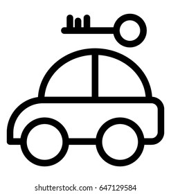 Rental Vector Icon