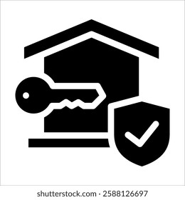 Renters Insurance Icon Element For Design
