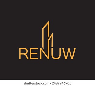 renuw real state logo free