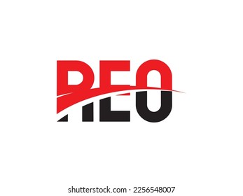 REO Letter Initial Logo Design Vector Illustration