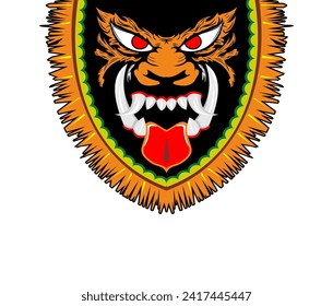 Reog Ponorogo, Tiger vector Illustration
