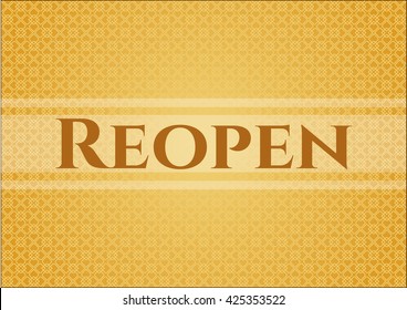 Reopen card or banner