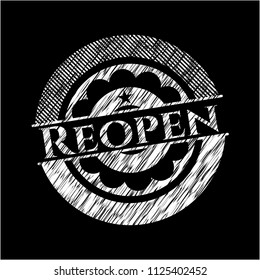 Reopen chalk emblem