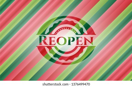 Reopen christmas style badge..